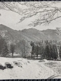 Carte Postala, Bucegii iarna, perioada interbelica