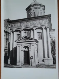 Carte postala, Bucuresti Biserica Sf. Dumitru, perioada interbelica