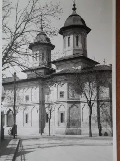 Carte postala, Bucuresti, Biserica Sfintilor, perioada interbelica