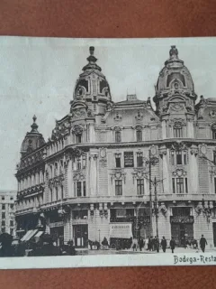 Carte postala, Bucuresti Bodega Restaurant Kaiser Palasi, perioada interbelica