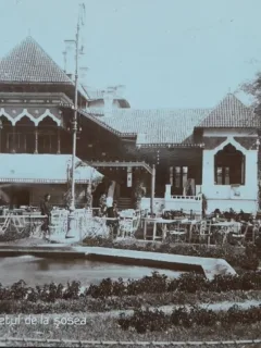 Carte postala, Bucuresti, Bufetul de la sosea, perioada interbelica