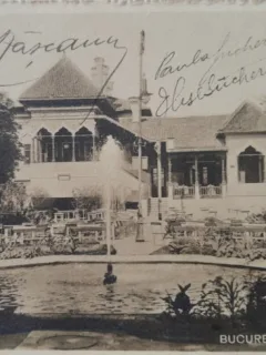 Carte postala, Bucuresti, Bufetul de la Sosea, perioada interbelica