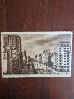 Carte Postala - Bucuresti. Bulevardul Bratianu