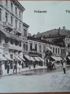 Carte postala, Bucuresti Calea Victoriei 1917