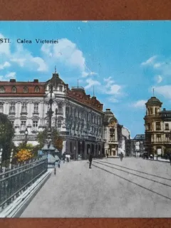 Carte postala, Bucuresti Calea Victoriei, 1925