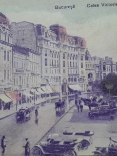 Carte postala, Bucuresti, Calea Victoriei, 1930