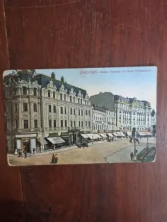 Carte Postala - Bucuresti. Calea Victoriei cu Hotel Continental