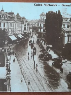 Carte postala, Bucuresti Calea Victoriei Grand Hotel, 1929