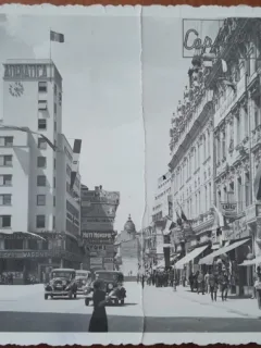 Carte postala, Bucuresti, Calea Victoriei, perioada interbelica