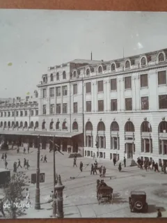 Carte postala, Bucuresti, Gara de Nord, perioada interbelica
