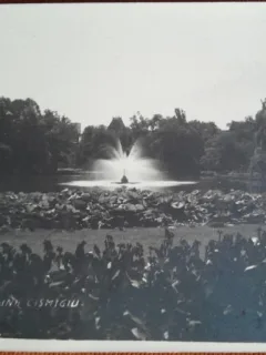 Carte postala, Bucuresti, gGradina Cismigiu, 1940
