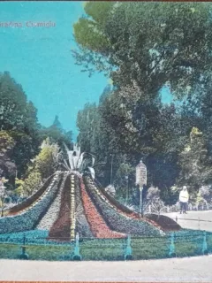 Carte postala, Bucuresti, Gradina Cismigiu, 1926