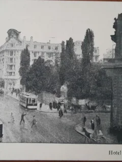 Carte postala, Bucuresti, Hoterl Athene Palace, perioada interbelica