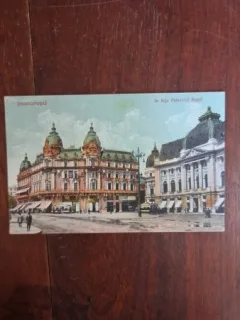Carte Postala - Bucuresti. In fata Palatului Regal