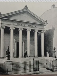 Carte postala Bucuresti Muzeul Simu, perioada interbelica