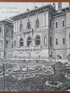 Carte postala, Bucuresti, Palatul Cotroceni, 1912