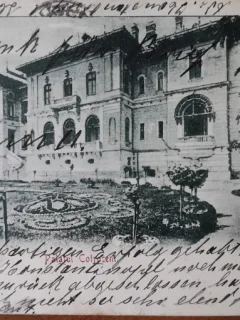 Carte postala, Bucuresti Palatul Cotroceni, inceput de secol XX