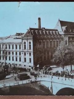 Carte postala, Bucuresti, Palatul de Justitie, perioada interbelica, necirculata