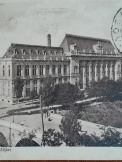 carte postala, Bucuresti, Palatul Justitiei, 1931