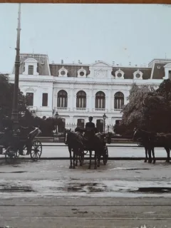 Carte postala, Bucuresti Palatul Regal, perioada interbelica