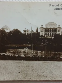 Carte postala, Bucuresti Parcul Carol Muzeul Militar, 1929