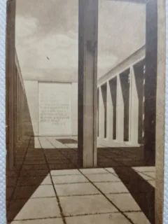 Carte postala Bucuresti Parcul National Carol II Curtea Pavilioanelor, perioada interbelica