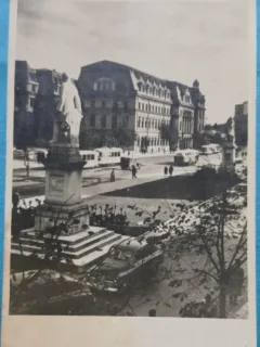 Carte Postala, Bucuresti, Piata Universitatii, 1956