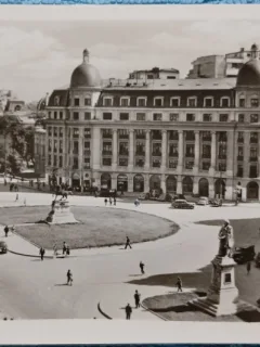 Carte postala, Bucuresti, Piata Universitatii, Republica Populara Romana