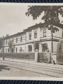 Carte Postala, Bucuresti, Scoala Centrala de Fete, fatada scolii din strada G-I Lahovari, perioada interbelica