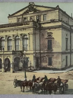 Carte postala, Bucuresti, Teatrul National, 1933