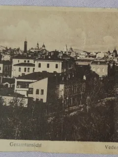 Carte postala, Bucuresti, vedere generala, 1920