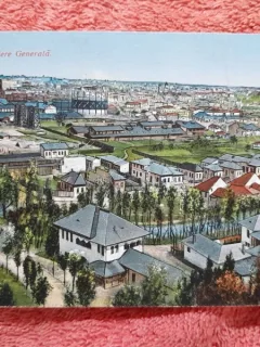 Carte postala, Bucuresti vedere generala, perioada interbelica