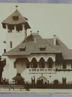 Carte postala, Bucuresti, vila Minovici, perioada interbelica