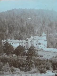 Carte postala, Busteni, Castelul Cantacuzino, perioada interbelica
