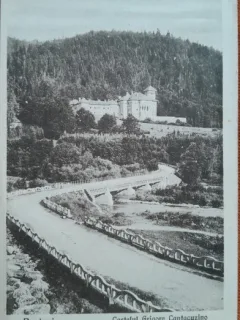 Carte postala, Busteni, Castelul Grigore Cantacuzino, perioada interbelica
