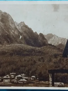 Carte postala, Busteni, Costile si Valea Cerbului, 1951