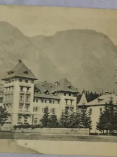 Carte postala, Busteni, Hotel Palace, perioada interbelica