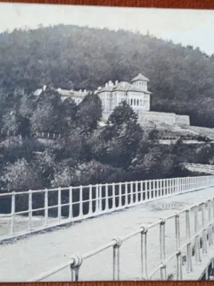 Carte postala, Busteni, Palatul Cantacuzino, 1912