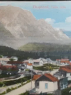 Carte postala, Busteni, Valea Alba, perioada interbelica