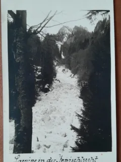 Carte postala, Busteni, Valea Jepilor, perioada interbelica