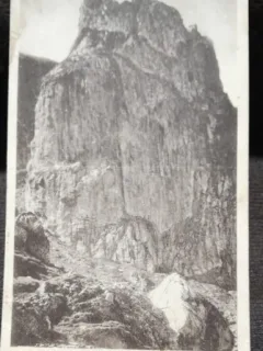 Carte postala, Busteni Valea Malaesti, 1946
