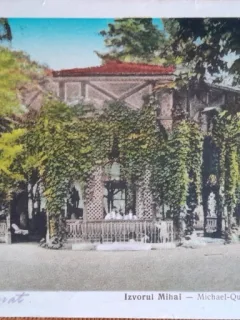 Carte postala, Buzias, izvorul Mihai, 1926