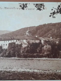 Carte postala, Caciulata, Manastirea Cozia, perioada interbelica