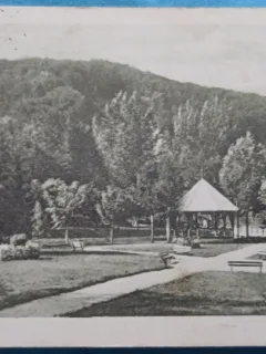 Carte Postala, Caciulata, Parcul, 1926