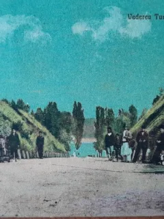 Carte postala, Calafat Vederea Tunelului, 1924