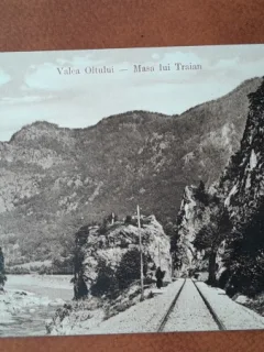 Carte postala, Calea Oltului Masa lui Traian, perioada interbelica