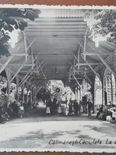 Carte postala, Calimanesti-Caciulata, la sursa, 1939