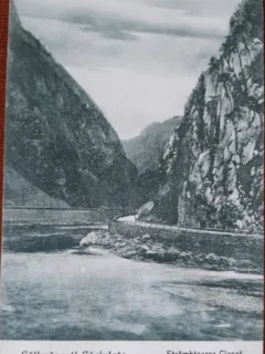 Carte postala, Calimanesti-Caciulata, Stramtoarea Clopot, 1929