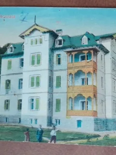 Carte postala, Calimanesti-Caciulata, vila Cazman,1925