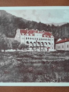 Carte postala, Calimanesti hotel Cozia, perioada interbelica